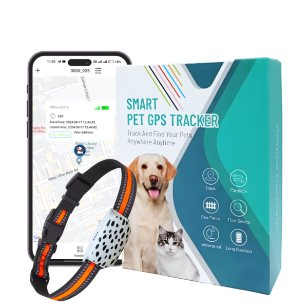Acumen Track Smart Pet GPS Tracker, Track and Find Pets Anywhere, Long Battery Mini Size Smart Belt Pet Tracker Location Smart Tracker - Image 6